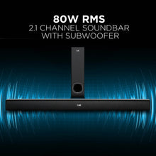 Load image into Gallery viewer, boAt Aavante Bar 1200 80W Bluetooth Soundbar with Remote (Stereo Surround Sound, 2.1 Channel, Black)
